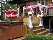 decorated porch